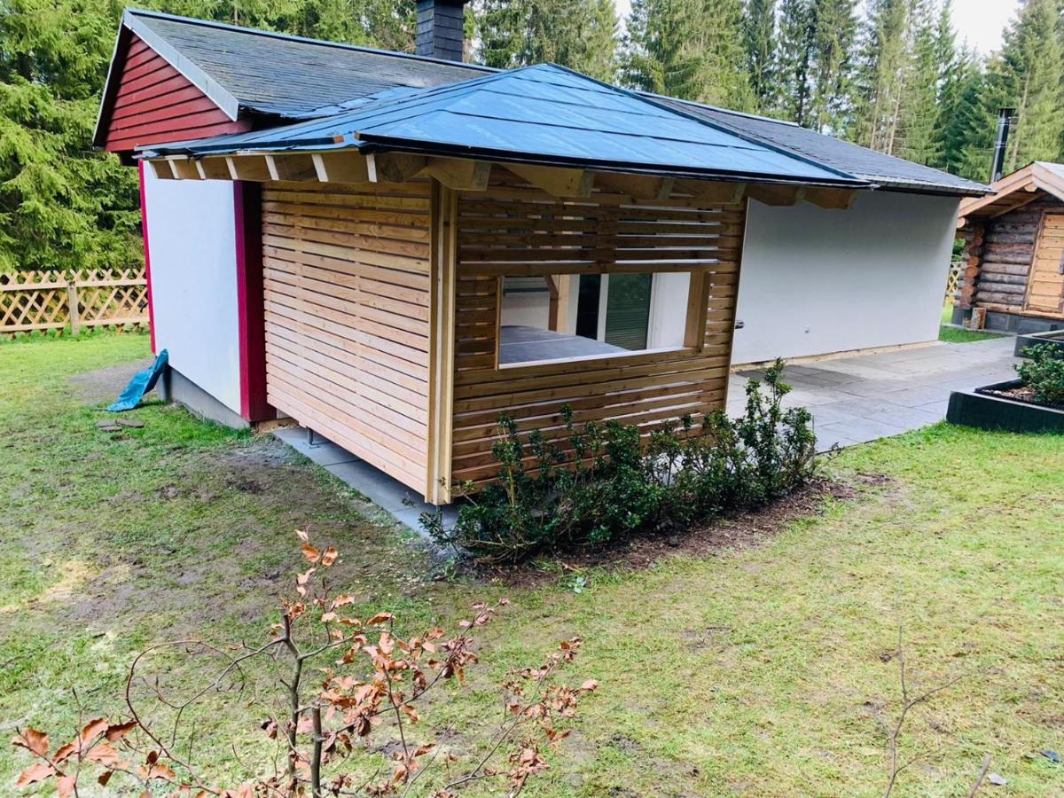 Neuer Anbau Erzgebirgsidyll Breitenbrunn - Waldhaus מראה חיצוני תמונה